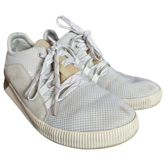Sorel Shoes - SOREL Womens Size 8 EU 39 White Cream Sneakers Low Top Casual Shoes AL4000
